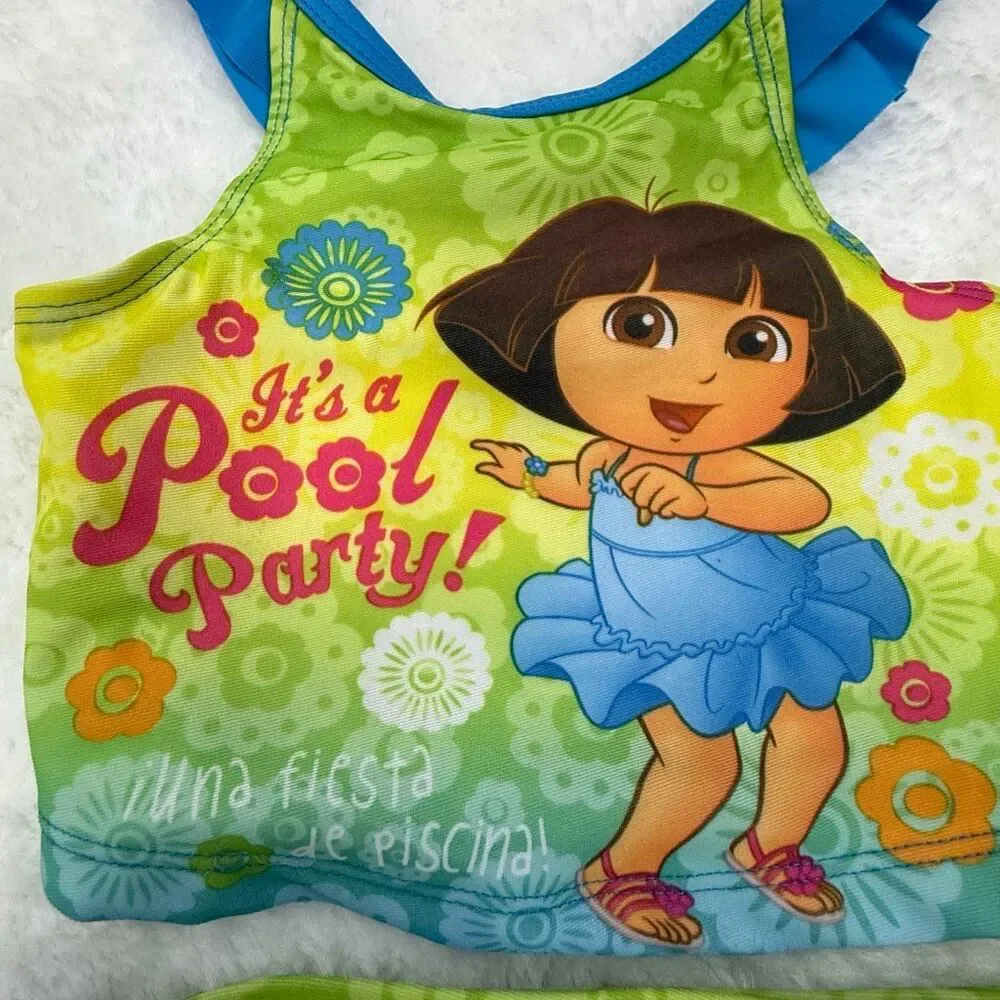 Nickelodeon Dora the Explorer Toddler Bikini 2010s Size 2T
